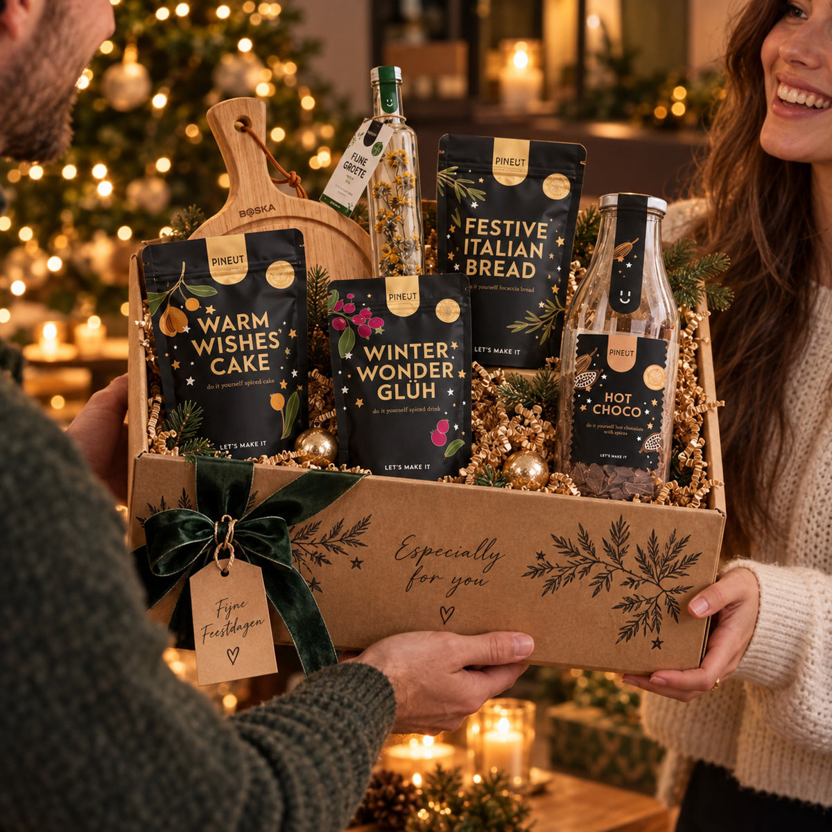 Origineel kerstpakket | Sociaal geproduceerd | Large productfoto