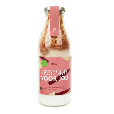 Appel-kaneel cake bakmix van Pineut