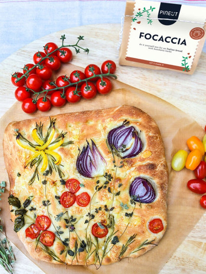 Focaccia Tomato-bruschetta