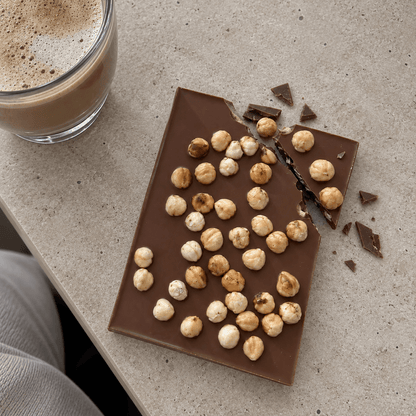 Plak Melkchocolade Hazelnoten