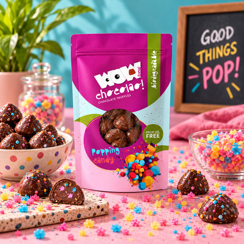 Popping Candy Chocolade Truffels | 200 gram
