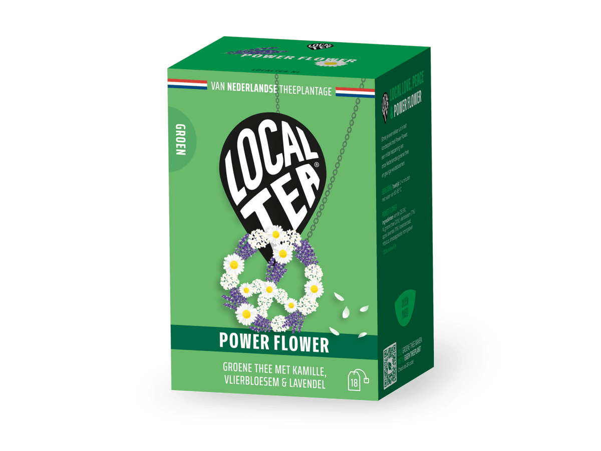 Power Flower theezakjes van Local Tea