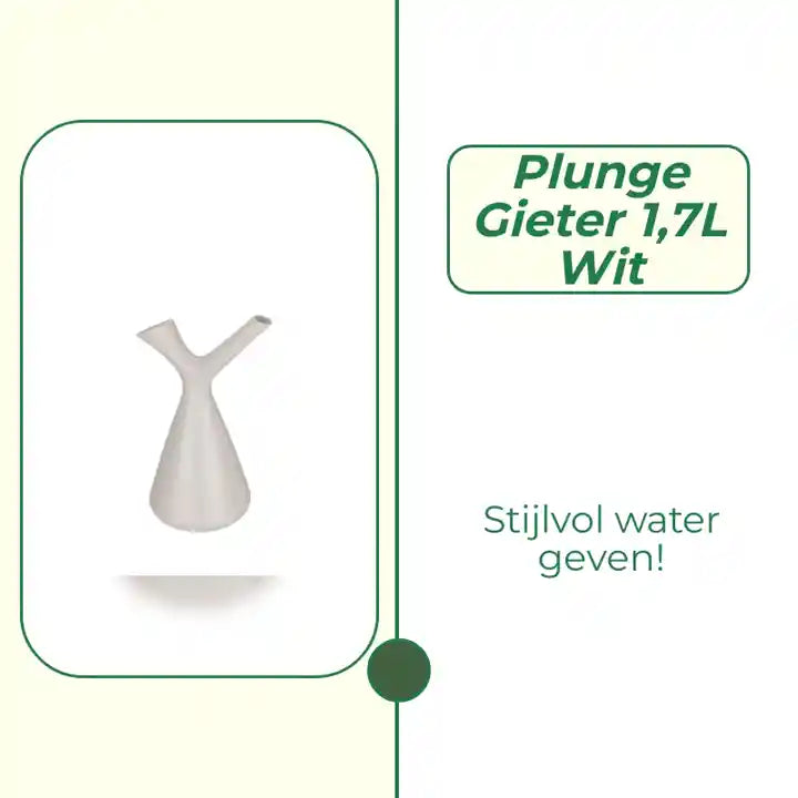 Plunge gieter 1,7L Wit by@Outfy