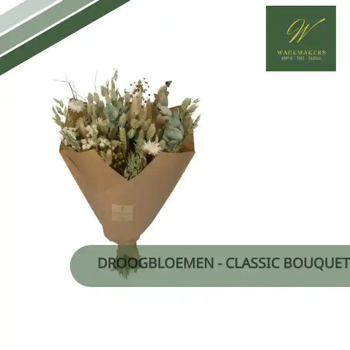 Droogbloemen - Classic Bouquet - Natural - ↕60cm by@Outfy