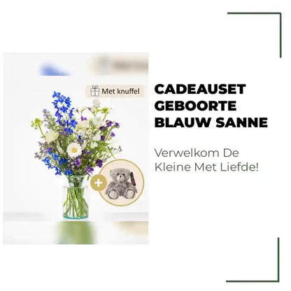 Cadeauset Geboorte Blauw Sanne by@Outfy