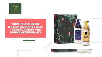 Sophie &amp; Philou Dream Surprise Box &ndash; Kerstcadeau met pannenkoekenmix by@Outfy