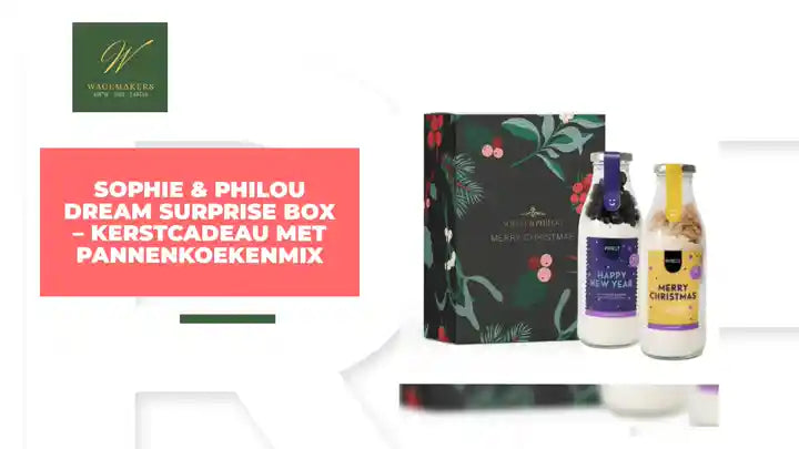 Sophie & Philou Dream Surprise Box &ndash; Kerstcadeau met pannenkoekenmix by@Outfy