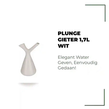Plunge gieter 1,7L Wit by@Outfy