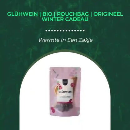 Gl&uuml;hwein | BIO | pouchbag | origineel winter cadeau by@Outfy