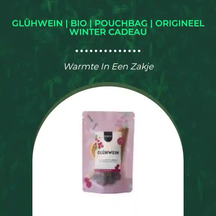 Gl&uuml;hwein | BIO | pouchbag | origineel winter cadeau by@Outfy