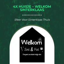 4x Huisje &ndash; Welkom Sinterklaas by@Outfy