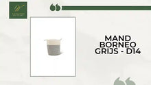 Mand Borneo Grijs - D14 by@Outfy