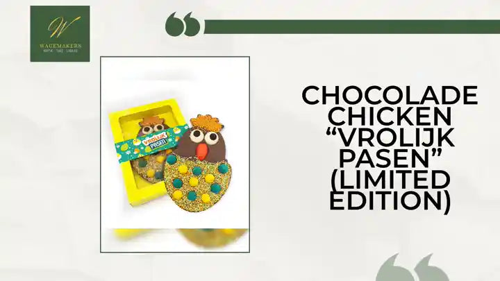 Chocolade chicken &ldquo;Vrolijk Pasen&rdquo; (limited edition) by@Outfy