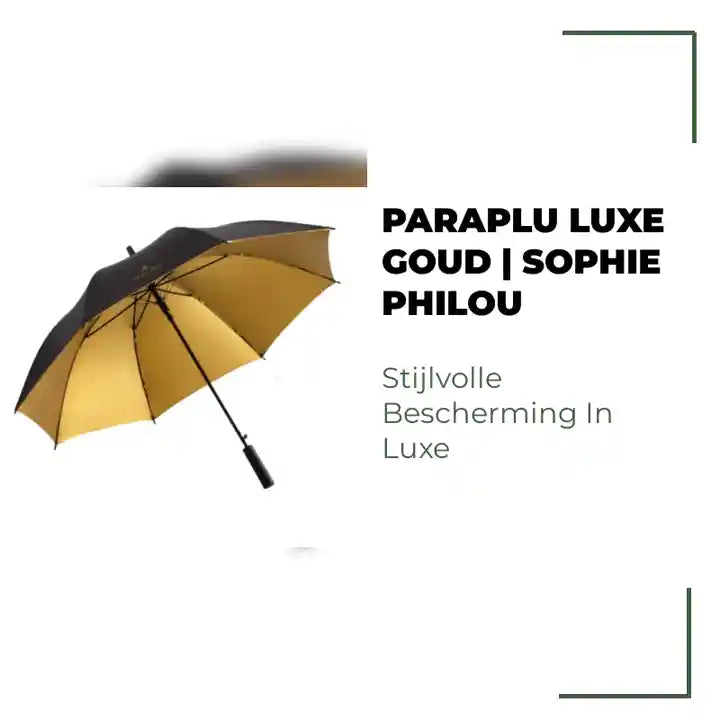 Paraplu Luxe Goud | Sophie Philou by@Outfy