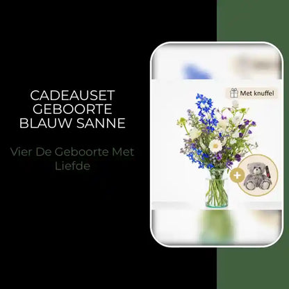 Cadeauset Geboorte Blauw Sanne by@Outfy