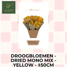 Droogbloemen - Dried Mono Mix - Yellow - ↕50cm by@Outfy