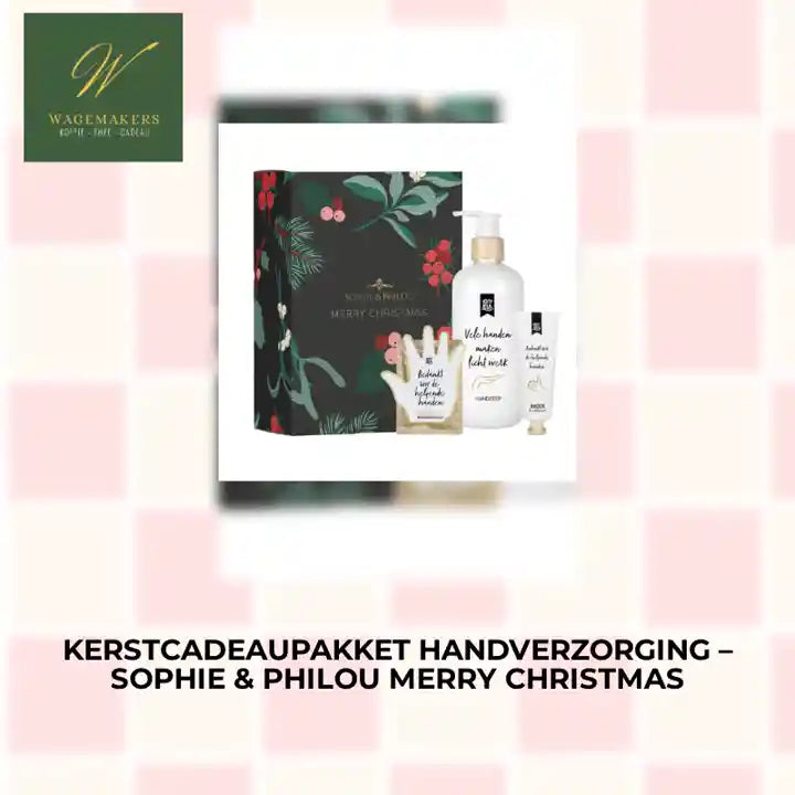 Kerstcadeaupakket Handverzorging &ndash; Sophie & Philou Merry Christmas by@Outfy