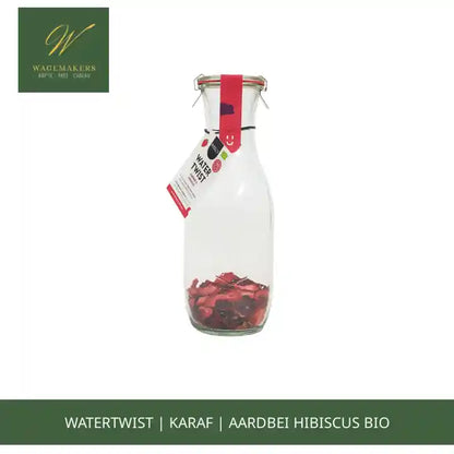 Watertwist | Karaf | Aardbei Hibiscus BIO by@Outfy