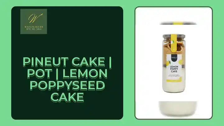 Pineut cake | pot | Lemon Poppyseed Cake by@Outfy