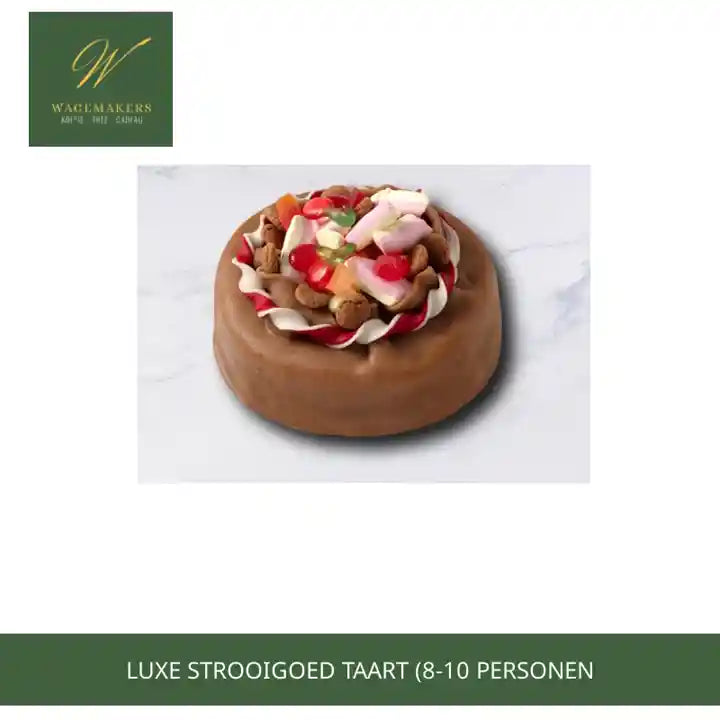 Luxe Strooigoed taart (8-10 personen by@Outfy
