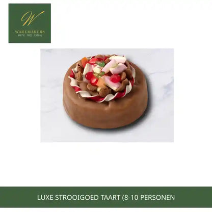 Luxe Strooigoed taart (8-10 personen by@Outfy