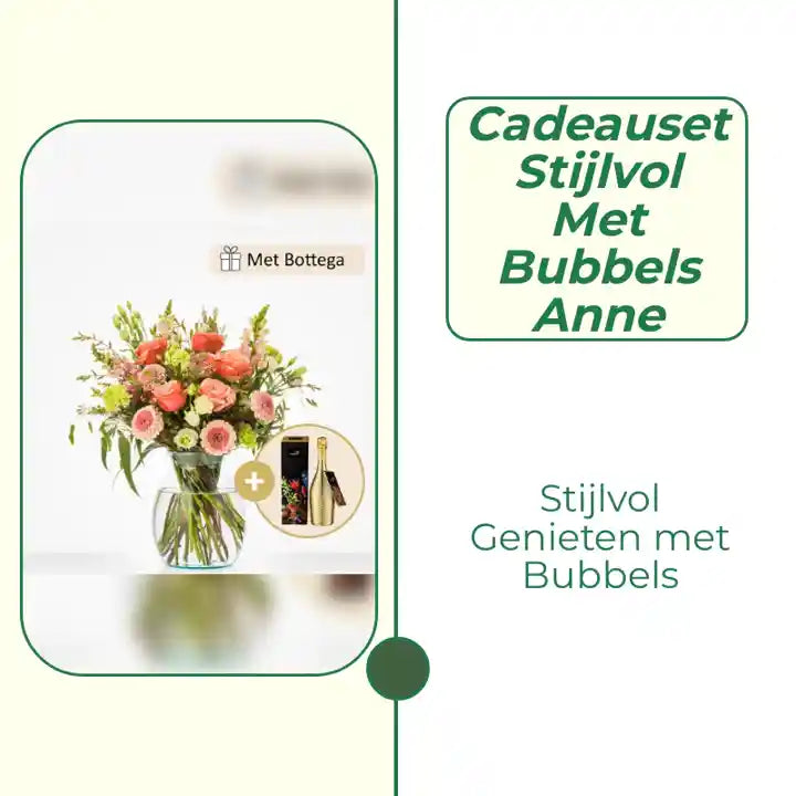 Cadeauset Stijlvol met Bubbels Anne by@Outfy