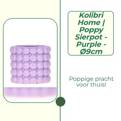 Kolibri Home | Poppy sierpot - Purple - &Oslash;9cm by@Outfy