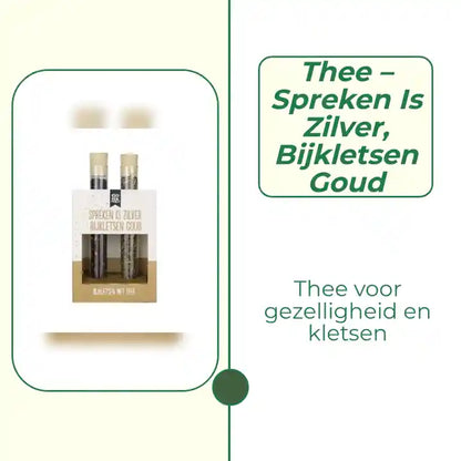 Thee &ndash; Spreken is zilver, bijkletsen goud by@Outfy
