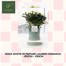 Rosa White In P&amp;PURE Lauren Ceramics - &Oslash;12cm - ↕30cm by@Outfy