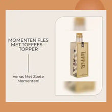 Momenten fles met toffees &ndash; Topper by@Outfy