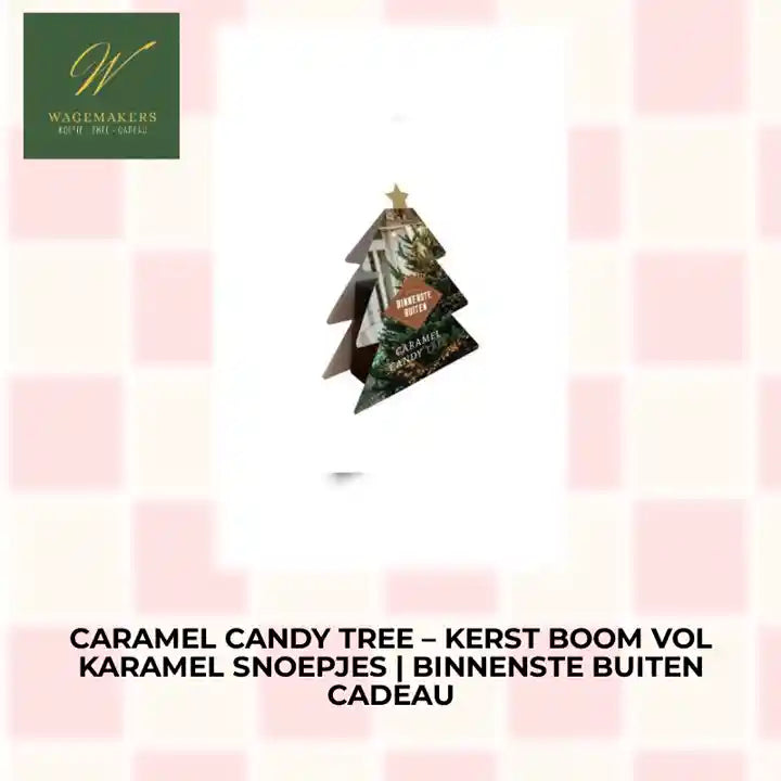 Caramel Candy Tree &ndash; Kerst boom vol Karamel Snoepjes | Binnenste Buiten Cadeau by@Outfy