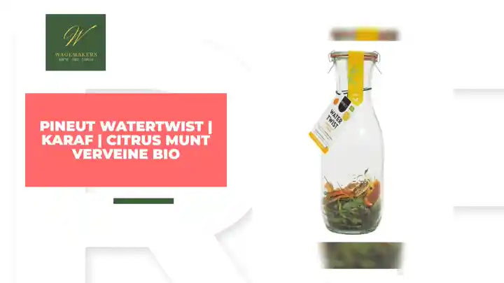 Pineut Watertwist | Karaf | Citrus Munt Verveine BIO by@Outfy