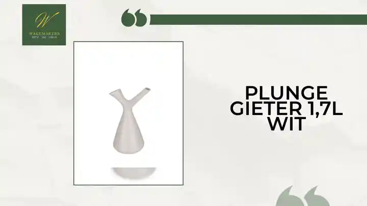 Plunge gieter 1,7L Wit by@Outfy