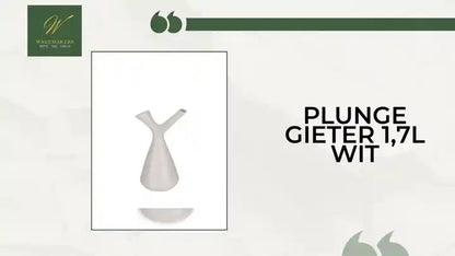 Plunge gieter 1,7L Wit by@Outfy