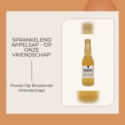 Sprankelend appelsap - 'Op Onze Vriendschap' by@Outfy