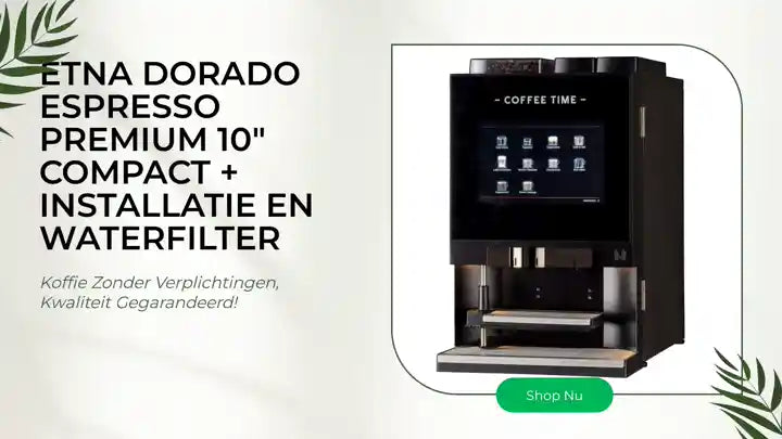 ETNA Dorado Espresso Premium 10" Compact + Installatie en Waterfilter by@Outfy