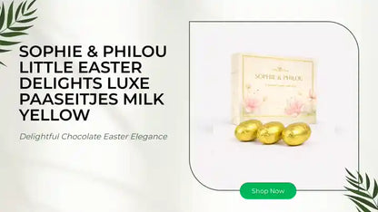 Sophie &amp; Philou Little Easter Delights Luxe Paaseitjes Milk Yellow by@Outfy
