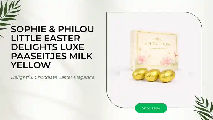 Sophie &amp; Philou Little Easter Delights Luxe Paaseitjes Milk Yellow by@Outfy