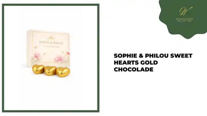Sophie &amp; Philou Sweet Hearts gold Chocolade by@Outfy