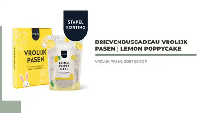 Brievenbuscadeau Vrolijk Pasen | Lemon Poppycake by@Outfy