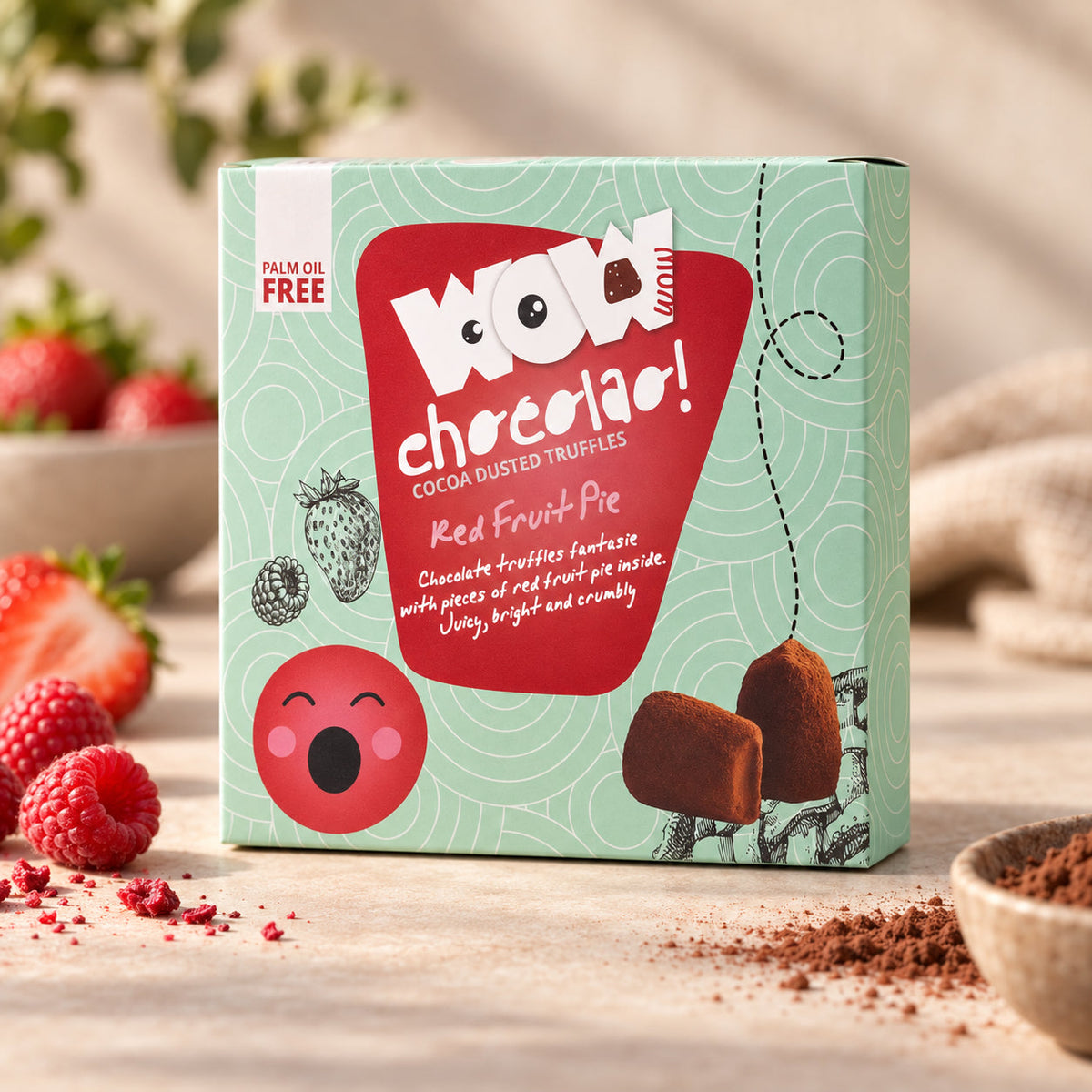 Red Fruits Pie chocoladetruffels XL Box 250g cadeau