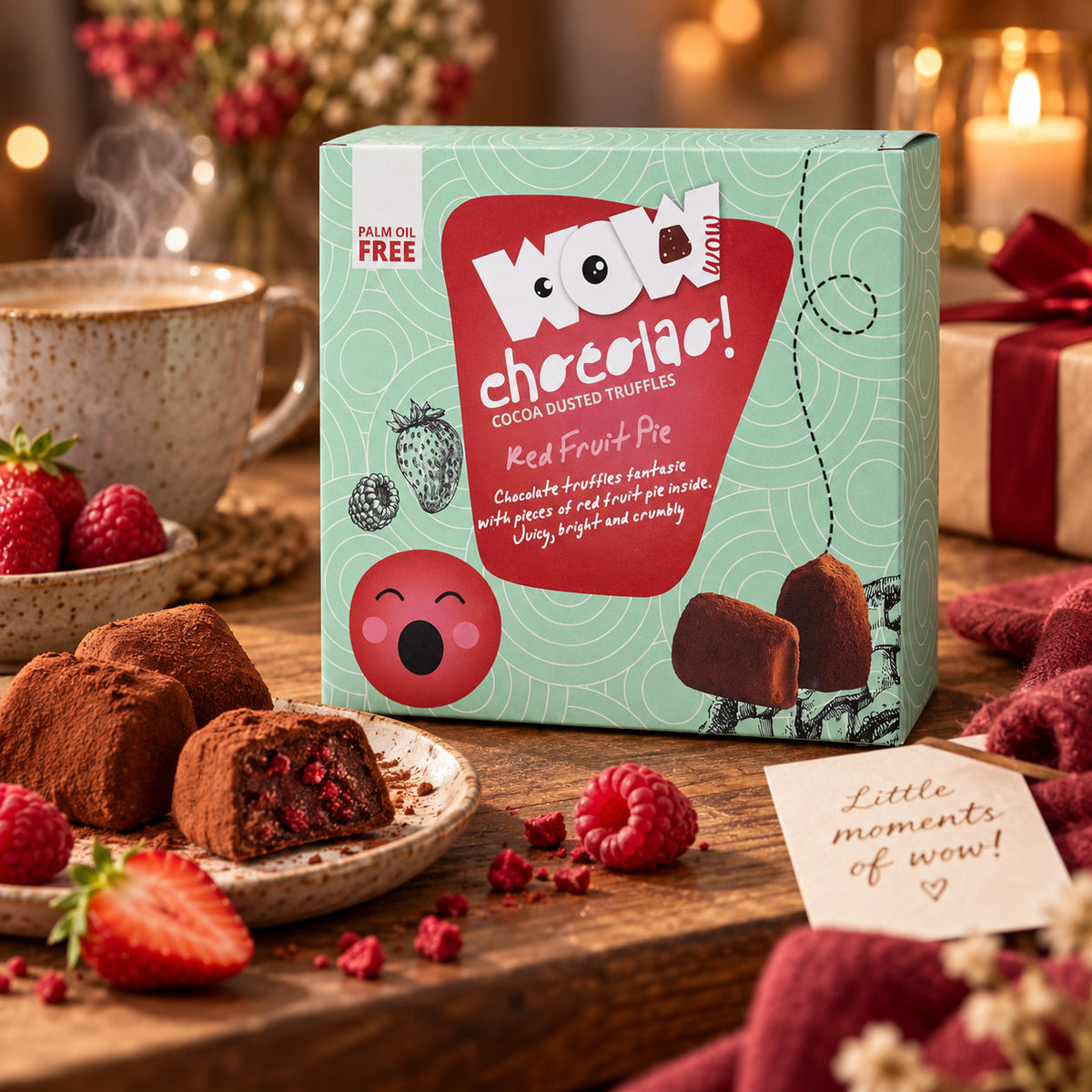 Red Fruits Pie chocoladetruffels 250g luxe chocoladecadeau