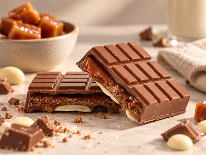 Luxe melkchocolade pepernoten Big Bar als Sinterklaas cadeau voor medewerkers