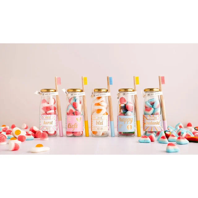 Snoepflesje 250 ml - Blei met jou - met tandenborstel