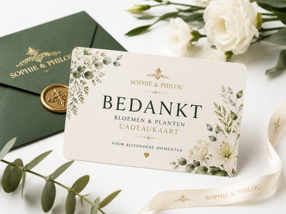 Sophie & Philou Bloemen & Planten Cadeaukaart | Groen Cadeau
