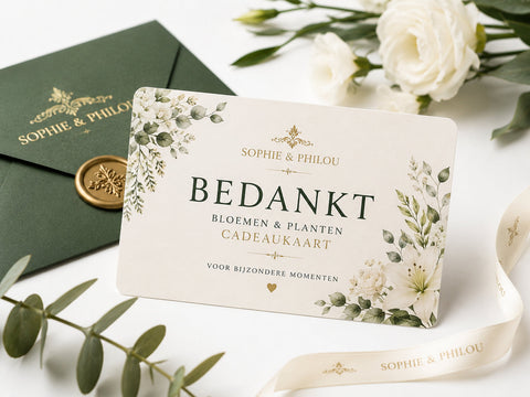 Sophie & Philou Bloemen & Planten Cadeaukaart | Groen Cadeau