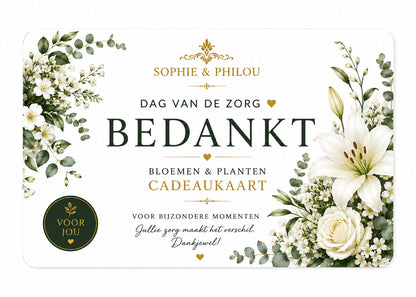 Sophie & Philou Bloemen & Planten Cadeaukaart | Groen Cadeau
