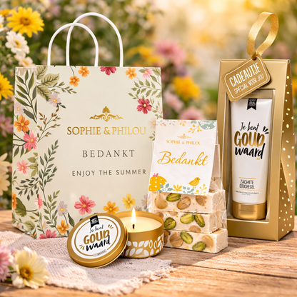 Zomers Cadeautasje Bedankt | Sophie & Philou