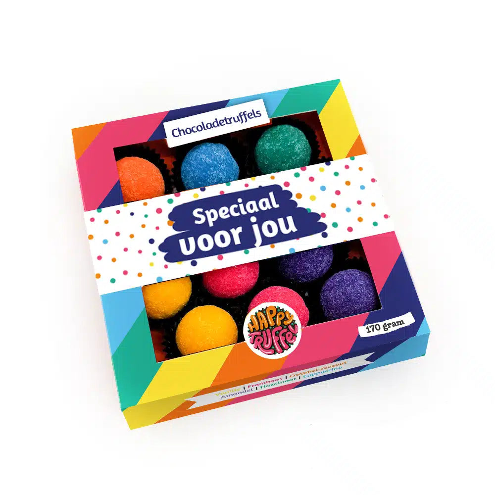 Chocoladetruffels – Mix “Speciaal voor jou” (12 stuks)