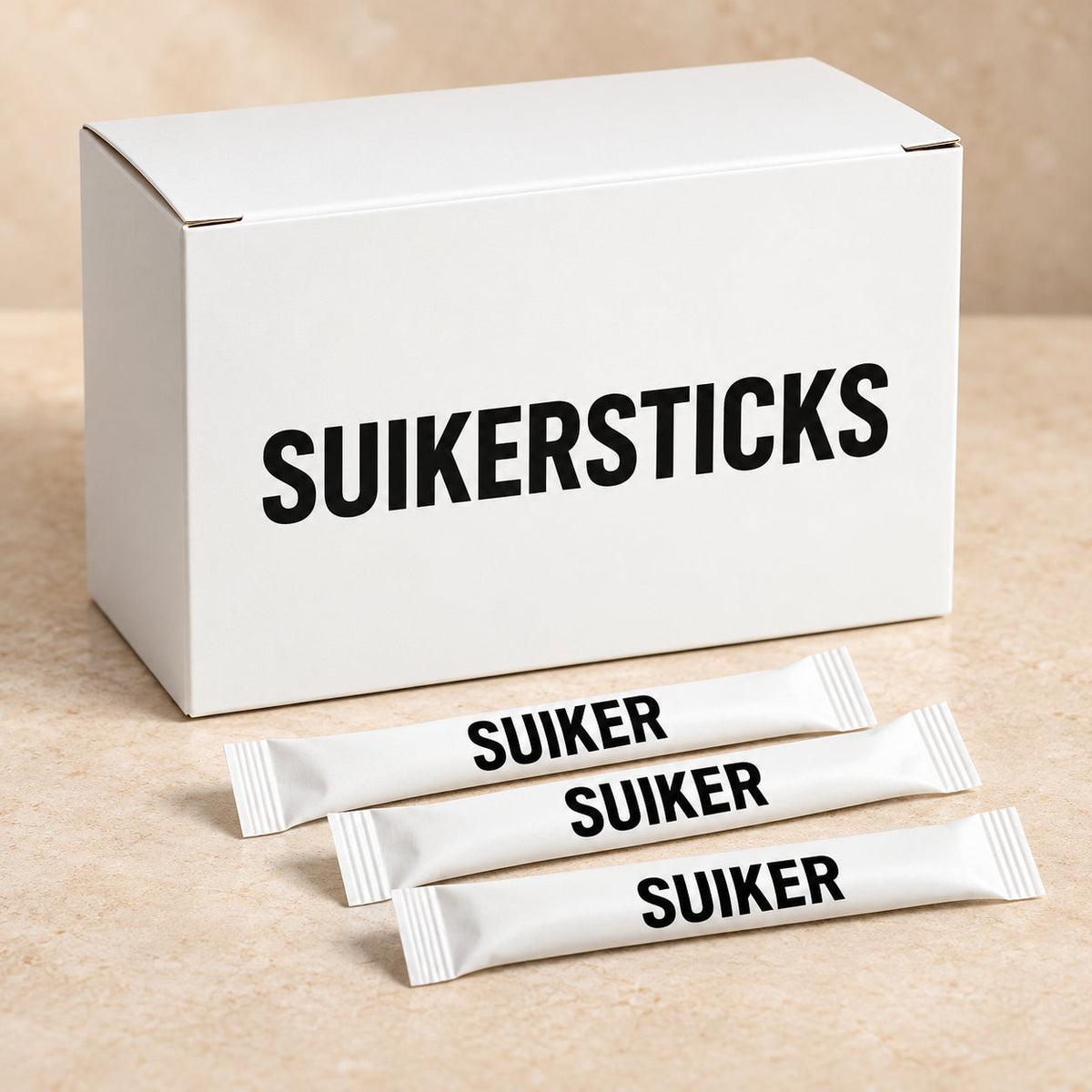 Wagemakers suikersticks doos van 1000 stuks voor koffie en thee